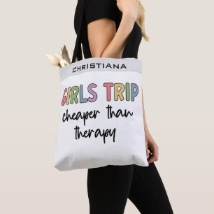 Bolso De Tela Viaje de chicas más barato que terapia Fin de se