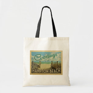 Bolso De Tela Viaje de cosecha de Hampton Beach
