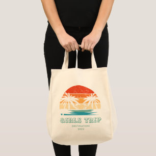 Bolso De Tela Viaje de despedida de soltera chicas atardecer ret