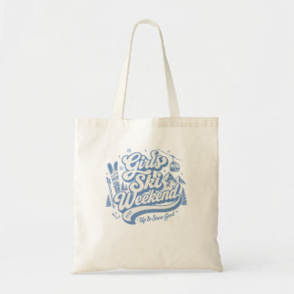 Bolso De Tela Viaje de esquí personalizado para chicas hasta la 
