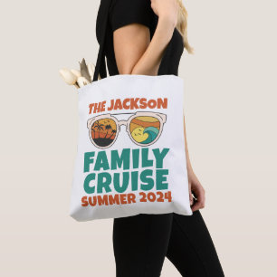 Bolso De Tela Viaje de feriado de feriado para familias de vidri