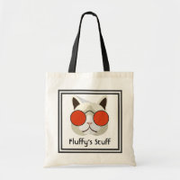 Viaje de gato Guay con gafas de sol