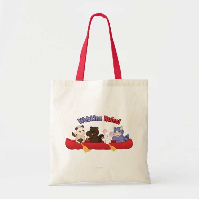 Bolso De Tela Viaje de la canoa de las reglas de Webkinz el | (Frente)