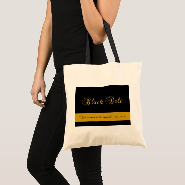 Bolso De Tela Viaje del Cinturón Negro de artes marciales (Anverso (producto))