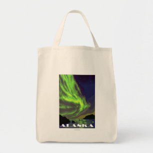Bolso De Tela Viaje del vintage de la aurora boreal y de las