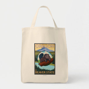 Bolso De Tela Viaje del vintage de la escena de la capilla del