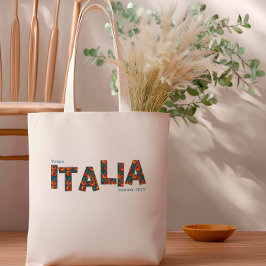 Bolso De Tela Viaje en Italia de Chicas de Tomate Summer