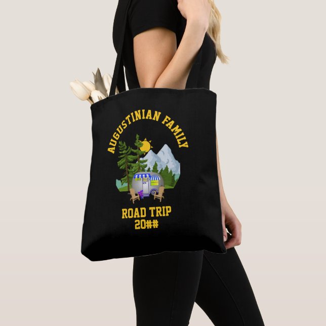 Bolso De Tela Viaje familiar personalizado por carretera Van Lif (Detalle)