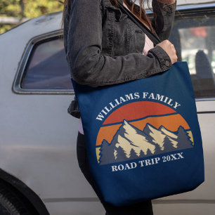 Bolso De Tela Viaje familiar por carretera vacaciones Reunión Pe