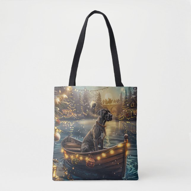 Bolso De Tela Viaje festivo de los grandes Navidades daneses (Anverso)