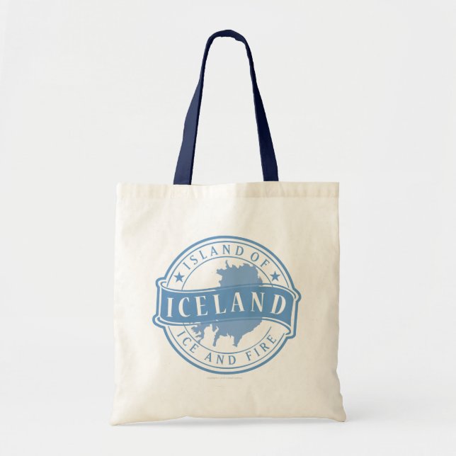 Bolso De Tela VIAJE-Islandia (Frente)