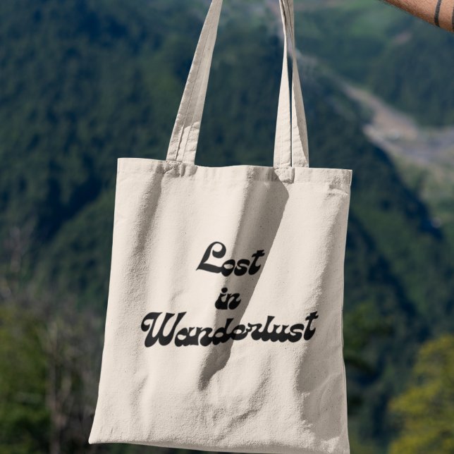 Bolso De Tela Viaje perdido en Wanderlust Adventure (Shop now and embark on your next journey in true traveller's fashion!)