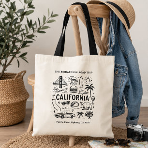 Bolso De Tela Viaje por carretera personalizado en California