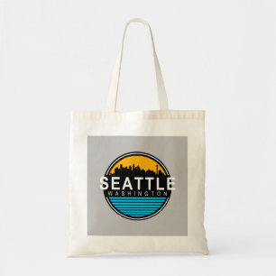 Bolso De Tela Viaje por el Skyline de Seattle Washington