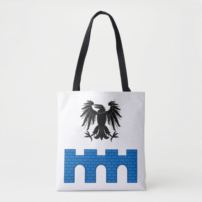 Bolso De Tela Viaje por la placa de la población de Ravensbridge (Anverso)