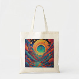 Bolso De Tela Viaje por paisaje psicodélico