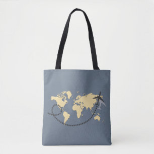 Bolso De Tela Viajemos por el ilustracion mundial