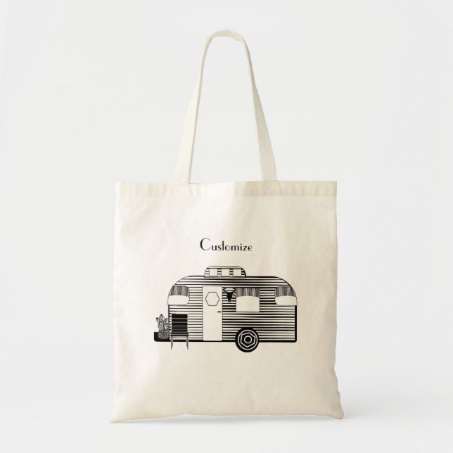 Bolso De Tela Viajero Caravana de caravanas Thunder_Cove (Frente)