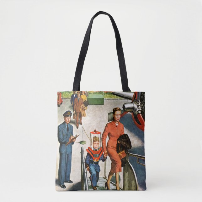 Bolso De Tela Viajero espacial (Anverso)