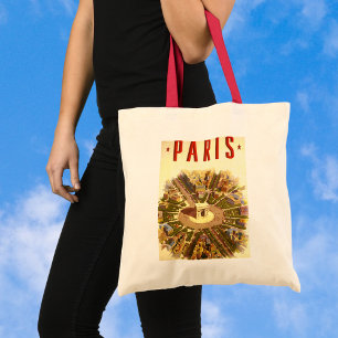 Bolso De Tela Viajes Antiguos, Arco de Triunfo París Francia