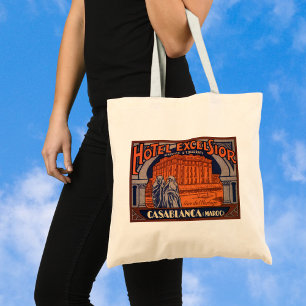 Bolso De Tela Viajes Antiguos, Casablanca en Marruecos, África