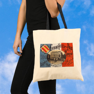 Bolso De Tela Viajes Antiguos, Grand Hotel Paix, Madrid, España