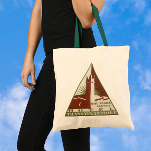 Bolso De Tela Viajes Antiguos, Hotel Transatlántico, Argelia