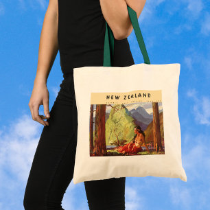 Bolso De Tela Viajes Antiguos, Mujer Nativa del Paisaje de Nueva