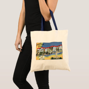 Bolso De Tela Viajes Antiguos, Saludos Desde el Golfo de Louisia