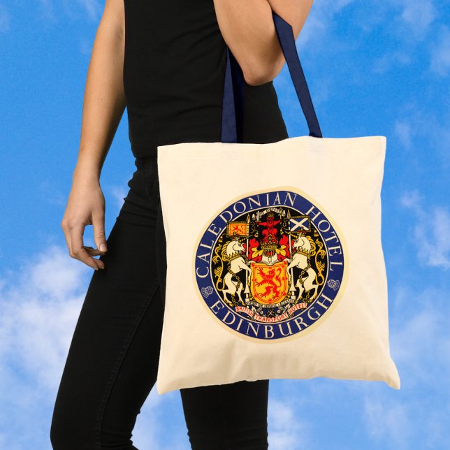 Bolso De Tela Viajes de época Hotel Caledonian Edimburgo Escocia (Subido por el creador)