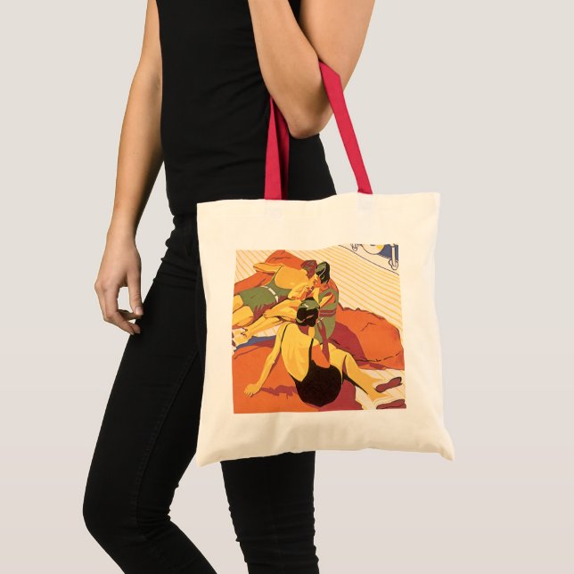 Bolso De Tela Viajes de época, vacaciones en un crucero (Anverso (producto))