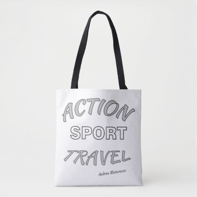 Bolso De Tela Viajes deportivos de acción (Anverso)