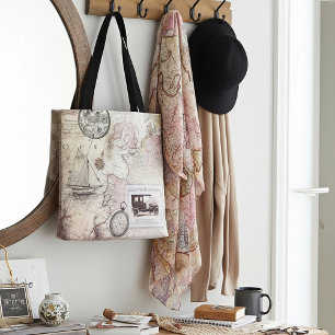 Bolso De Tela Viajes vintage