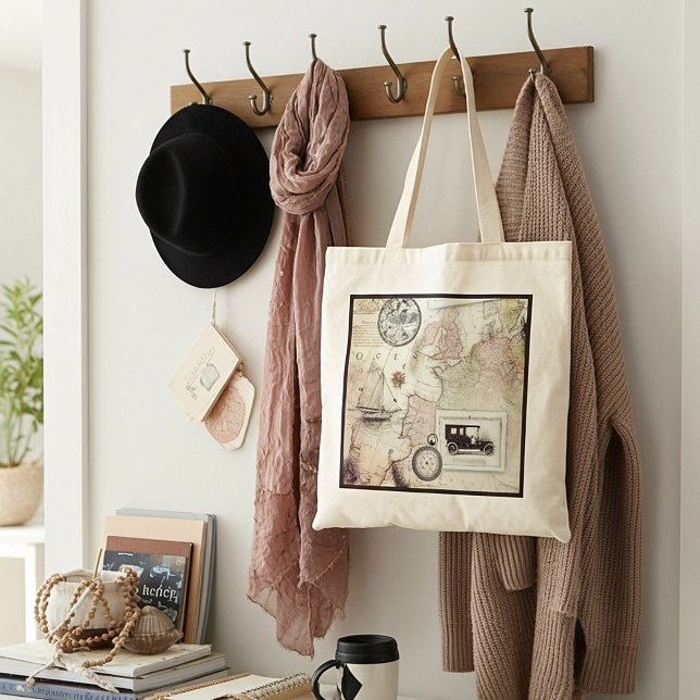 Bolso De Tela Viajes vintage (Subido por el creador)