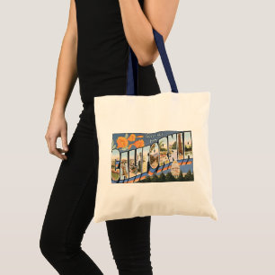 Bolso De Tela Viajes Vintage, Saludos de las amonadas de Califor