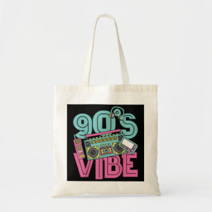 Bolso De Tela Vibe Vintage de los 90's Music 90s Costume Fiesta