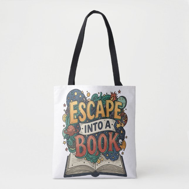 Bolso De Tela Vibes Bookish, estilo cotidiano (Anverso)