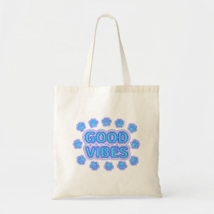 Bolso De Tela Vibes buenas dibujos animados Perro pinturas