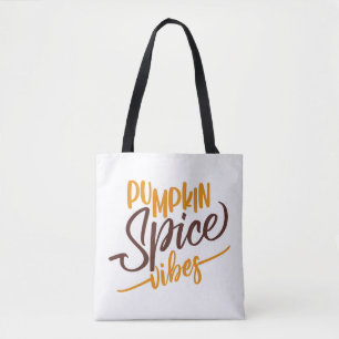 Bolso De Tela Vibes de especias de calabaza