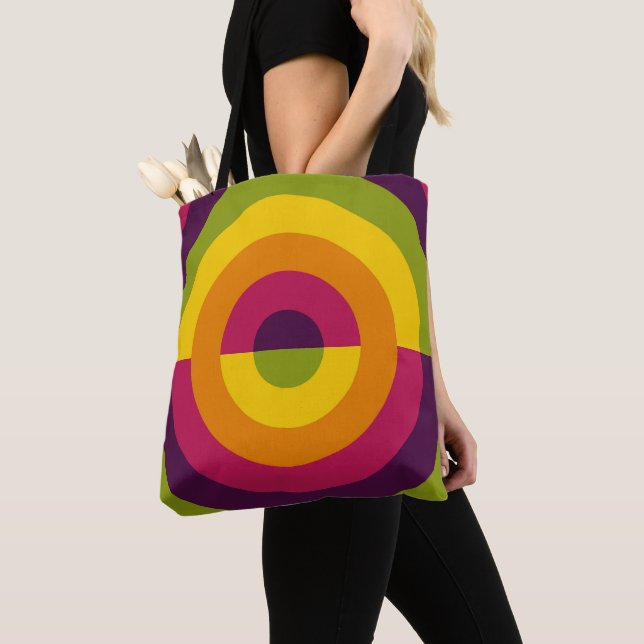 Bolso De Tela Vibes de espectro dividido (Detalle)