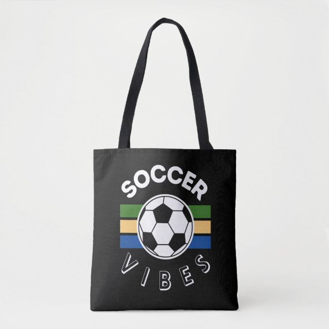 Bolso De Tela Vibes de fútbol (Anverso)