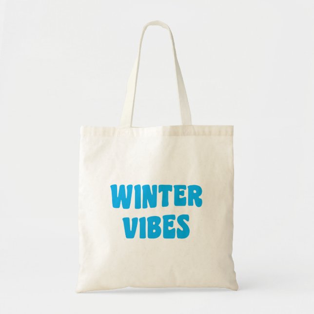 Bolso De Tela Vibes de invierno (Frente)
