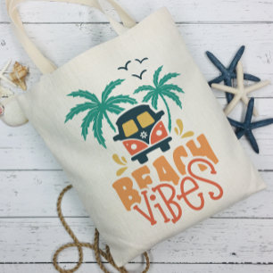 Bolso De Tela Vibes de playa de verano