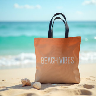 Bolso De Tela Vibes de playa Sunset - Gradiente moderno