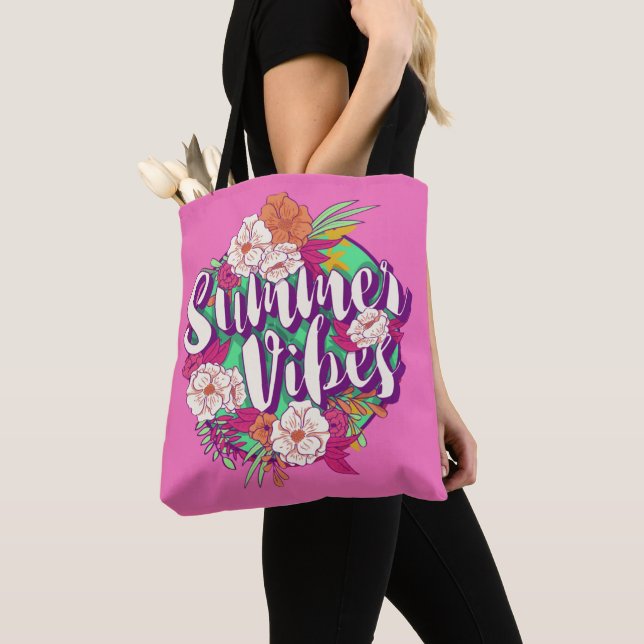 Bolso De Tela Vibes de verano (Detalle)