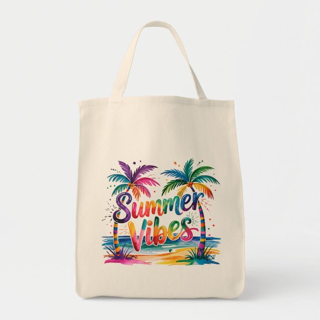 Bolso De Tela Vibes de verano (Frente)