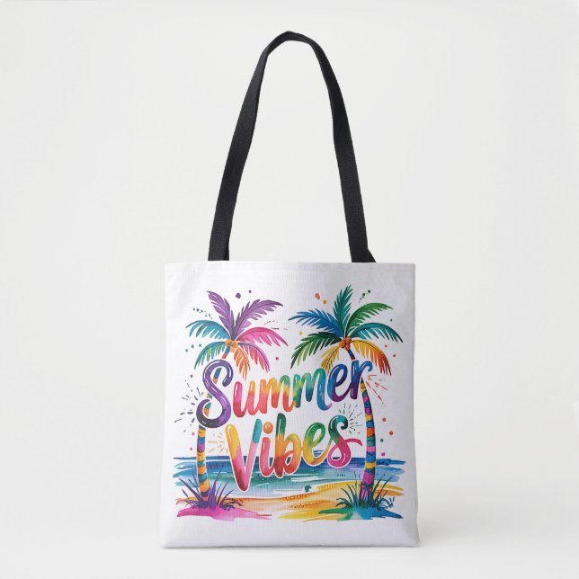 Bolso De Tela Vibes de verano (Anverso)