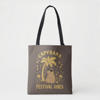 Bolso De Tela Vibes del festival de Capybara