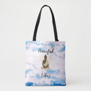 Bolso De Tela Vibes pacíficas de Buda Meditativo