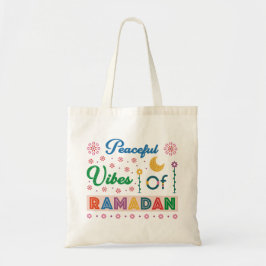 Bolso De Tela Vibes Pacíficas De Ramadán